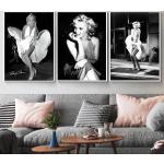 Affiche en toile de la célèbre star du film Marilyn Monroe, peinture Vintage sur le mur, Portrait, imprimés artistiques, décorations de café pour la maison, sans cadre