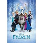 Up Close Poster Frozen La Reine des neiges Personnages (61cm x 91,5cm) + Un Poster Surprise en Cadeau