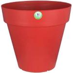 Pots de fleur en plastique rouges en résine de 90 cm made in France résistants au gel diamètre 90 cm contemporains 
