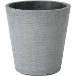 Pots de fleur design Blomus gris foncé en pierre de 14 cm diamètre 14 cm 