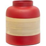 Pots de fleur design Paris Prix rouges en bambou de 22 cm diamètre 22 cm en promo 