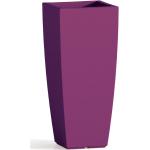 Pots de fleur design violets en résine de 22 cm diamètre 22 cm modernes 