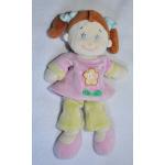 Poupée douce de 14 « pour les filles - Première poupée de bébé en peluche  Poupée de chiffon endormie câline poupée habillée en jouet rose pour  enfants