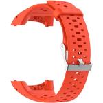 Bracelets de montre orange look sportif en silicone pour femme 