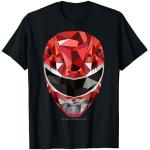 Power Rangers Red Ranger Polygon Helmet T-Shirt