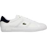 Chaussures Lacoste blanches made in France look casual pour homme 