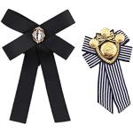 Cravates pour la fête des mères noires à strass à motif papillons look fashion pour homme 