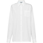 Chemises de créateur Prada blanches à manches longues à manches longues Taille XS classiques pour femme 