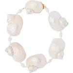 Ras-de-cou de créateur Prada blancs à perles baroques & rococo pour femme 
