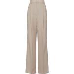 Pantalons taille haute de créateur Prada beige clair Taille XS W42 pour femme 