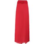 Jupes longues de créateur Prada rouges en soie longues Taille XS pour femme en promo 