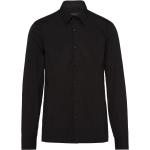 Chemises de créateur Prada noires à manches longues à manches longues classiques pour homme 
