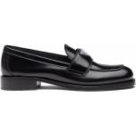 Chaussures casual de créateur Prada noires à bouts carrés Pointure 41 look casual pour femme 