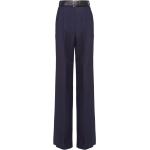 Pantalons taille haute de créateur Prada bleu marine Taille XS W40 pour femme 