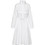 Robes de créateur Prada blanches en popeline à manches longues à capuche à manches longues Taille XS classiques pour femme 