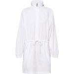 Robes droites de créateur Prada blanches en popeline à capuche Taille XS pour femme 