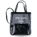 Sacs à main de créateur Prada noirs en textile pour femme 