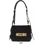 Besaces Moschino noires pour femme en promo 