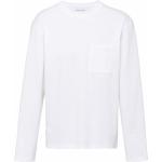 T-shirts de créateur Prada blancs à manches longues à manches longues à col rond pour homme 