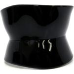 Bracelets de créateur Prada noirs en plastique seconde main look fashion pour femme 