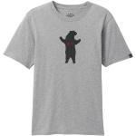 T-shirts Prana argentés à motif ours bio à manches courtes Taille XL look fashion pour homme 