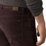 Pantalons classiques Prana marron en velours bio stretch Taille XS look casual pour homme en promo 