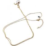 Colliers en or de créateur Fendi en métal à perles seconde main look vintage 