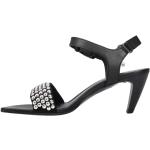 Sandales à talons Premiata noires en daim à clous Pointure 40 pour femme 