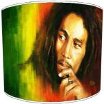 Abat-jours en papier blancs Bob Marley 