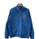 Prendre Vintage Mlb Baseball Los Angeles Fleece Half Zipper Sweatshirt American Sweater Usa Dodgers Taille Xl