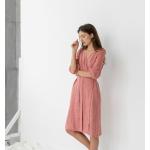 Robes cache-coeur roses Taille S pour femme 