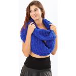 Écharpes longues bleues en laine Tailles uniques pour femme 