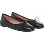 Chaussures casual Pretty Ballerinas noires à élastiques look casual pour femme en promo 
