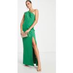 Robes matelassées vert émeraude longues Taille XXS classiques pour femme en promo 