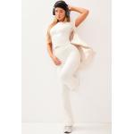 Pantalons de yoga blanc crème Taille XS pour femme 
