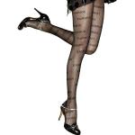 Collants voile noirs en polyamide Tailles uniques look fashion pour femme 