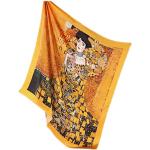 Écharpes en soie Prettystern en soie Gustav Klimt Taille XXL look fashion pour femme 