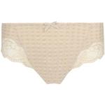 Shorties taille basse PrimaDonna beiges nude à carreaux en coton Taille XS plus size pour femme 