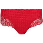 Shorties taille basse PrimaDonna rouges à carreaux en coton Taille XS plus size pour femme 