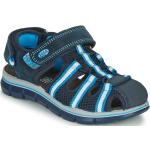 Sandales Primigi bleues en cuir Pointure 35 avec un talon jusqu'à 3cm pour enfant en promo 