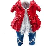Vestes en cuir rouges Taille 3 mois look fashion pour fille de la boutique en ligne Amazon.fr Amazon Prime 