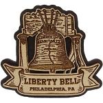 Printtoo Liberty Bell Philadelphia Wood Engraved Fridge Magnet Souvenir Gift