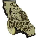 Printtoo USA California State Map Cadeau en Bois Magnet Souvenir