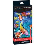 Prismacolor Col-Erase Couleur Woodcase Crayons W/gomme, 24 couleurs assorties/Lot