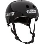 Pro-Tec Helmet Old School Cert Casque de Skateboard Unisexe pour Adulte Noir Brillant Noir Taille L