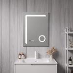Miroir lumineux de salle de bain LED tactile anti-buée 40x70 CM