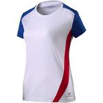 Pro Touch Club Femme T-Shirts, Blanc/Rouge/Bleu, F
