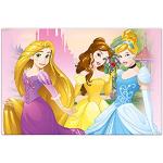 Nappes plastiques roses Disney Princess 
