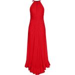 Robes évasées Proenza Schouler rouge coquelicot en viscose à motif fleurs sans manches pour femme en promo 