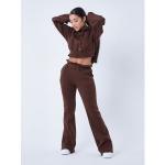 Pantalons flare Project X Paris marron Taille M look sportif pour femme 